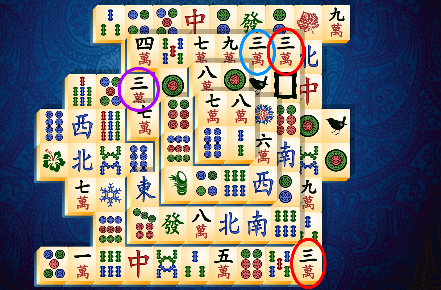 Урок із гри у пасьянс маджонг, крок 8